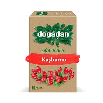Doğadan Kuşburnu Çayı Poşet 20'li 48 G