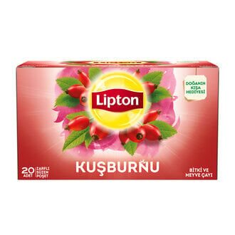 Lipton Kuşburnu Bardak Poşet Çay 20'li 50 G