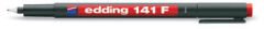 EDDİNG ASETAT KALEMİ 141-02 F KIRMIZI