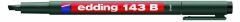 EDDİNG ASETAT KALEMİ 143-01 B SİYAH