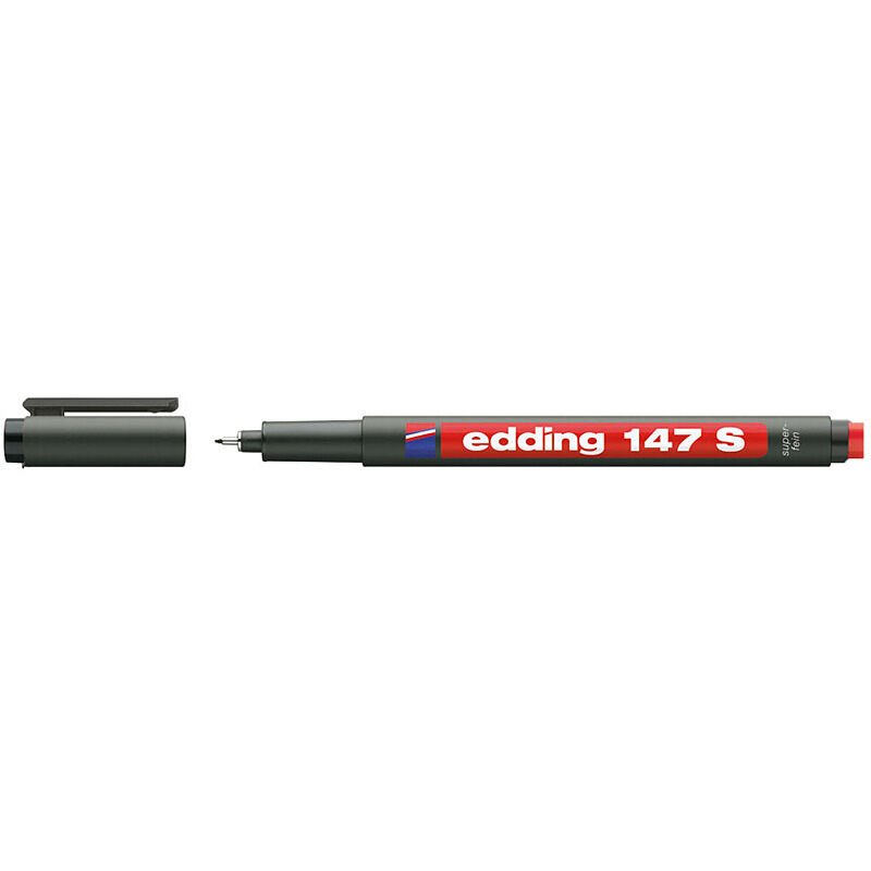 EDDİNG ASETAT KALEMİ 147-02 S SİLGİLİ KIRMIZI